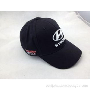 Raised 3D Embroidery Cotton Baseball Cap for Hyundai Car Ca